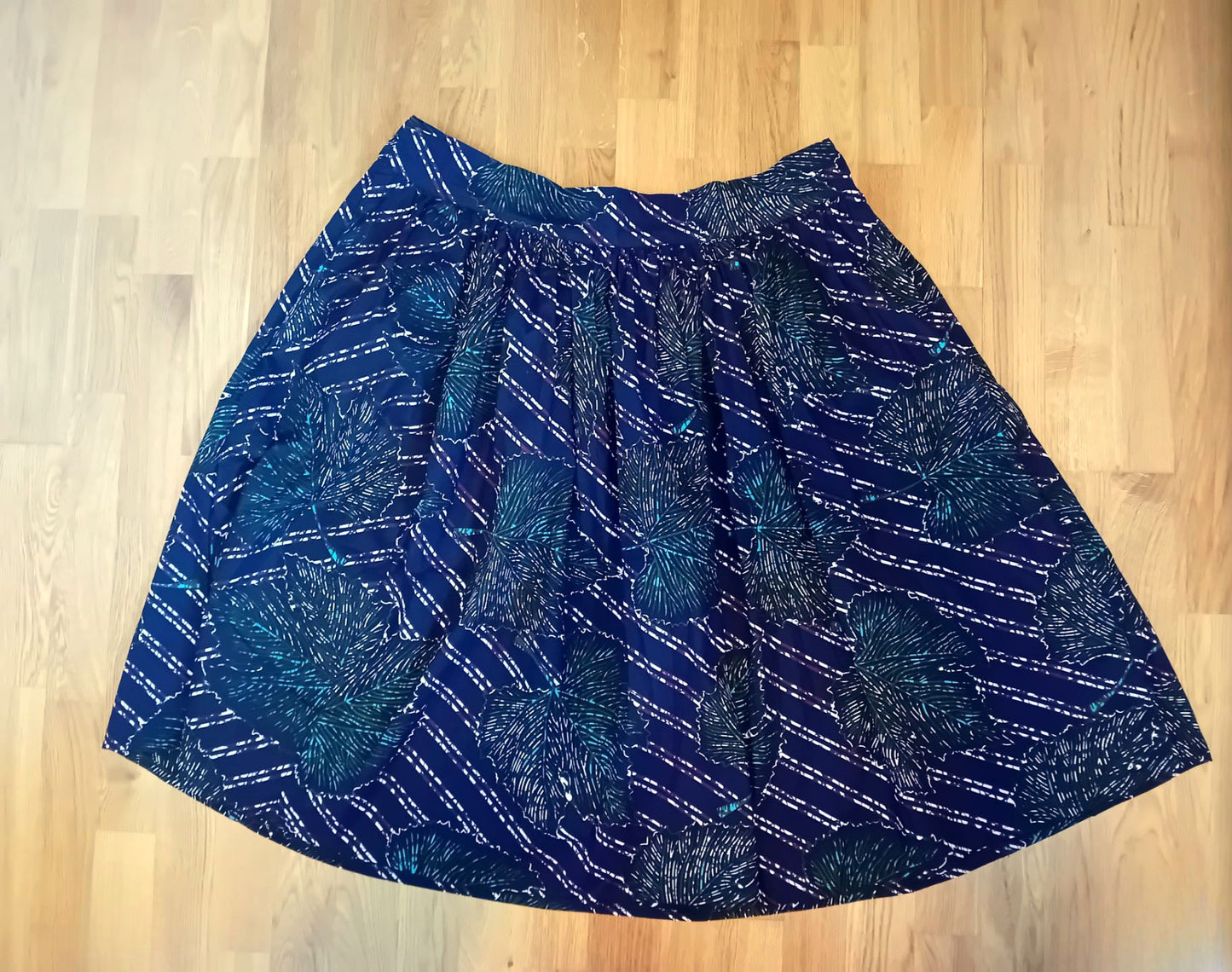 Adom ''Grace'' African Fabric Print Midi Skirt – Limited Edition