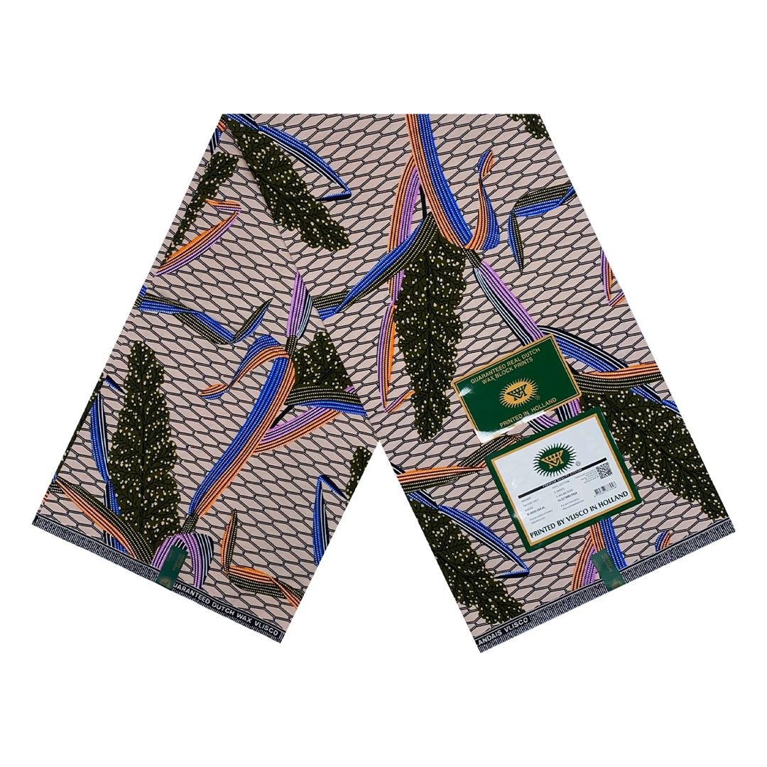 Classic Rectangular African Fabric Print Headwrap Headtie – 50×180 cm