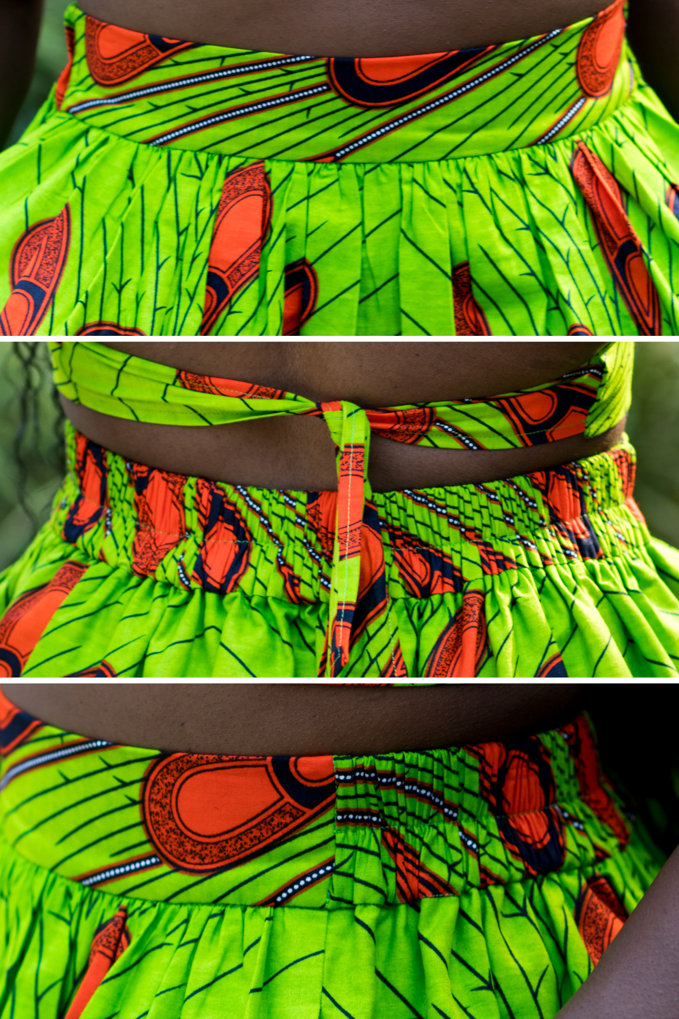 Aduke ''The Beloved One'' African Print Midi Skirt – Limited Edition