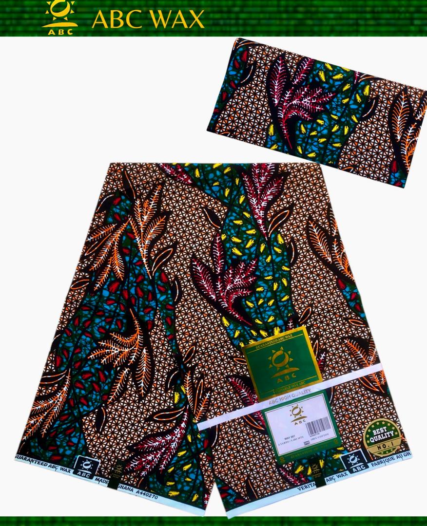 Akoma ''The Heart'' African Fabric Print Midi Skirt – Limited Edition