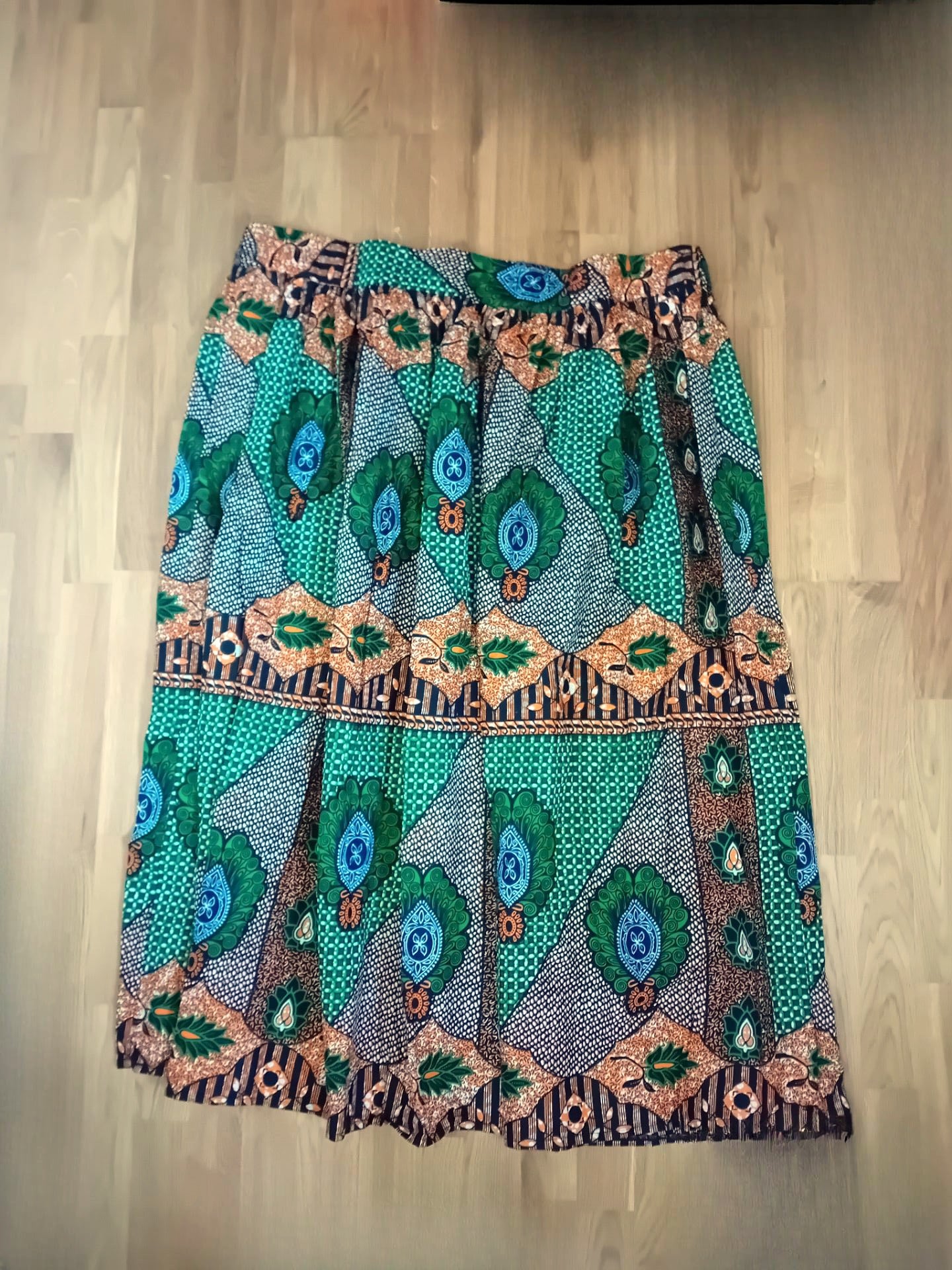 Obianuju ''Born Into Abundance'' African Print Midi Skirt – Limited Edition