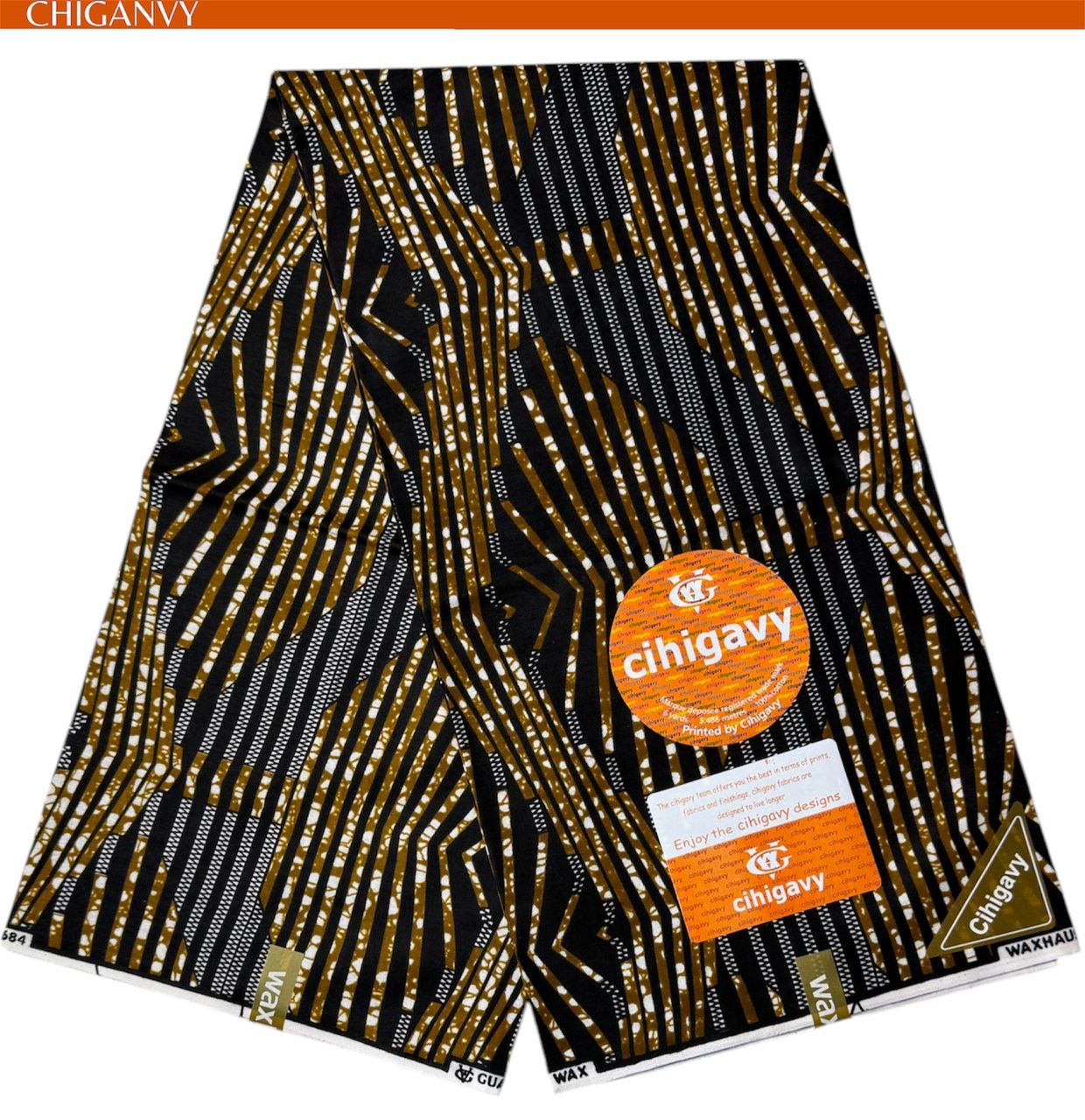 Luena ''Calm'' African Print Midi Skirt – Limited Edition