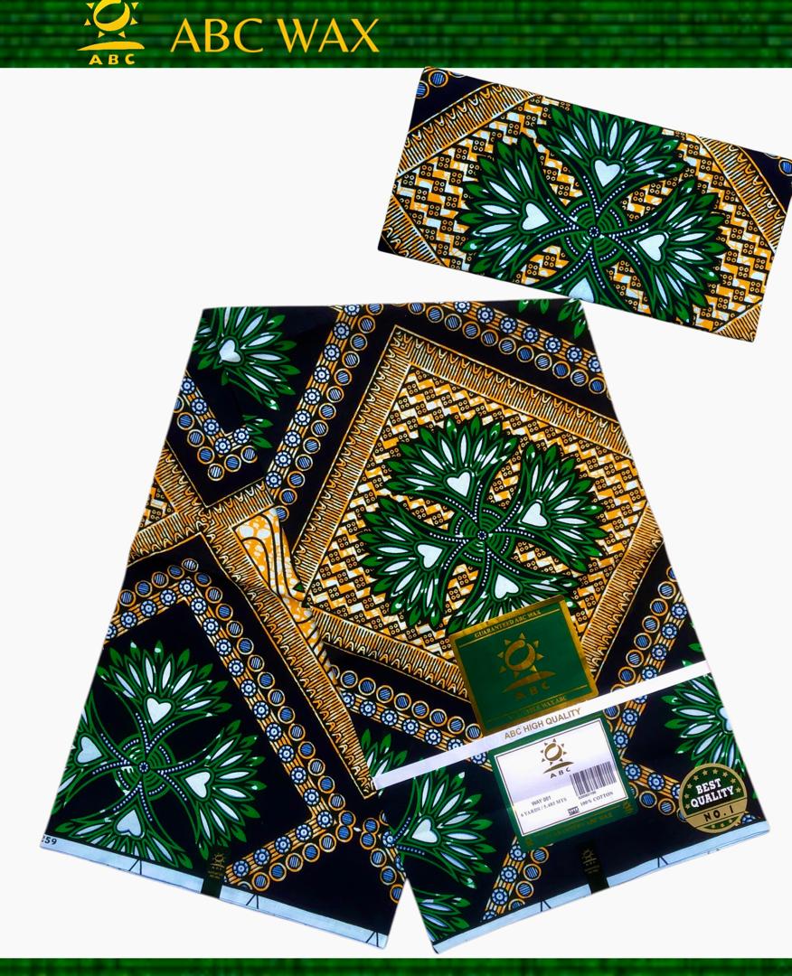 Adesewa ''Crowned With Beauty'' African Fabric Print Midi Skirt – Limited Edition