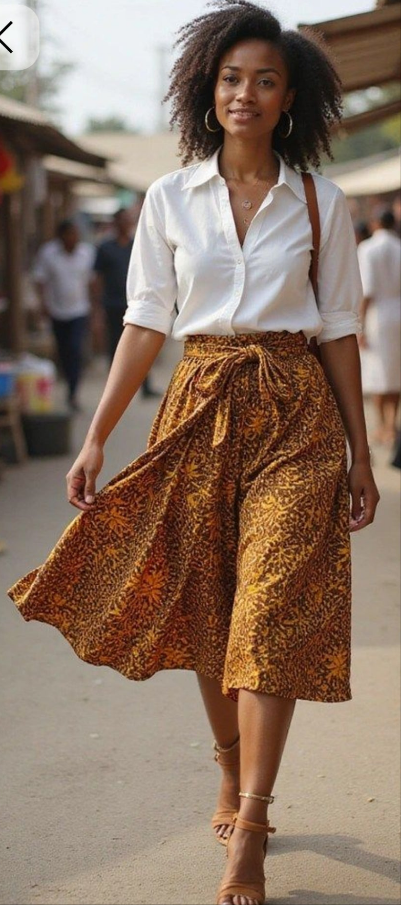 Silje Custom Wrap Midi Skirt