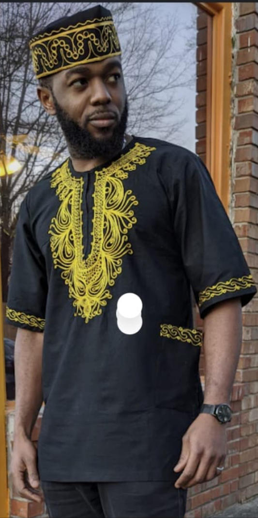 Silje - Custom Men Dashiki Shirt