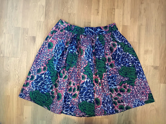 Tunda ''Sweet Thing'' African Fabric Print Midi Skirt – Limited Edition
