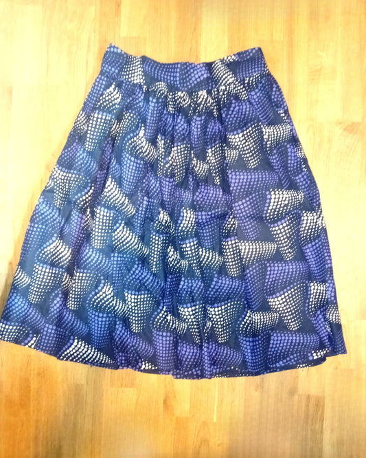 Isatu ''Strong, Wise Woman'' African Print Midi Skirt – Limited Edition