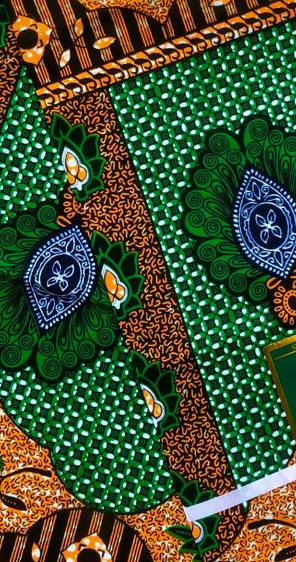 Obianuju Born Into Abundance Print Midi Skirt | Ankara Cotton
