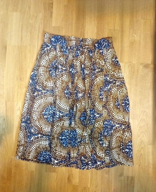 Aduke ''The Beloved One'' African Print Midi Skirt – Limited Edition